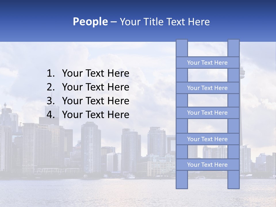 Sea Peaceful Coastal PowerPoint Template