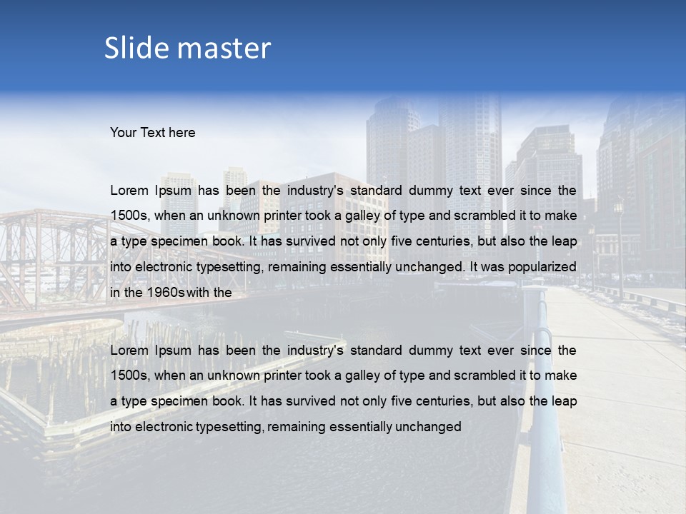 Older Elderly Pensioner PowerPoint Template