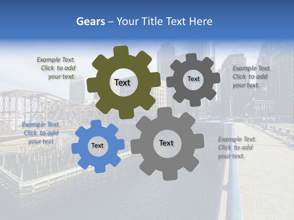 Older Elderly Pensioner PowerPoint Template