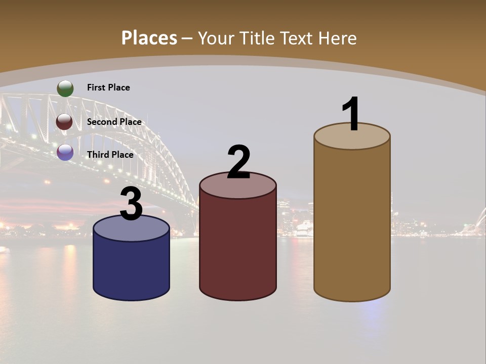 White Portrait Elderly PowerPoint Template