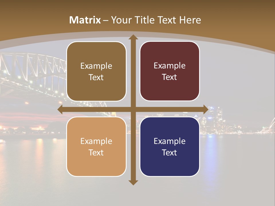 White Portrait Elderly PowerPoint Template