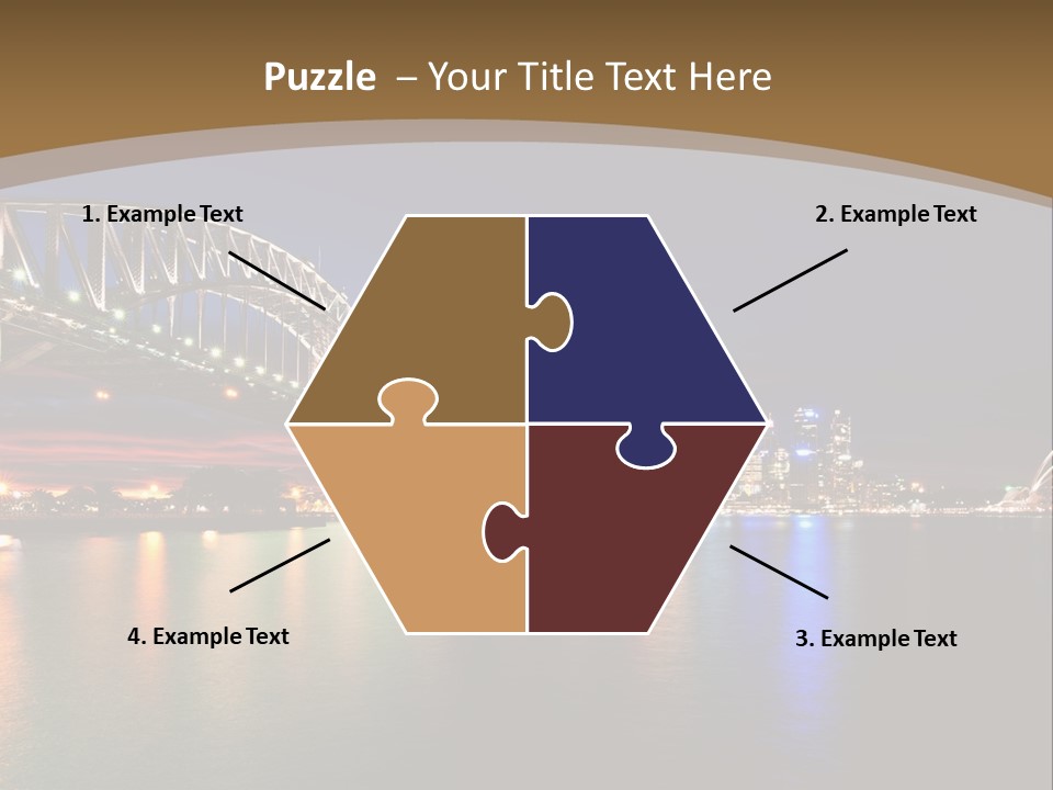 White Portrait Elderly PowerPoint Template