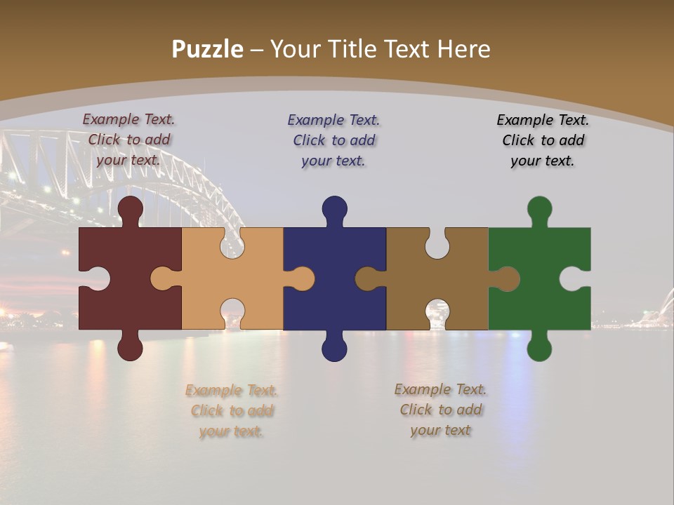 White Portrait Elderly PowerPoint Template