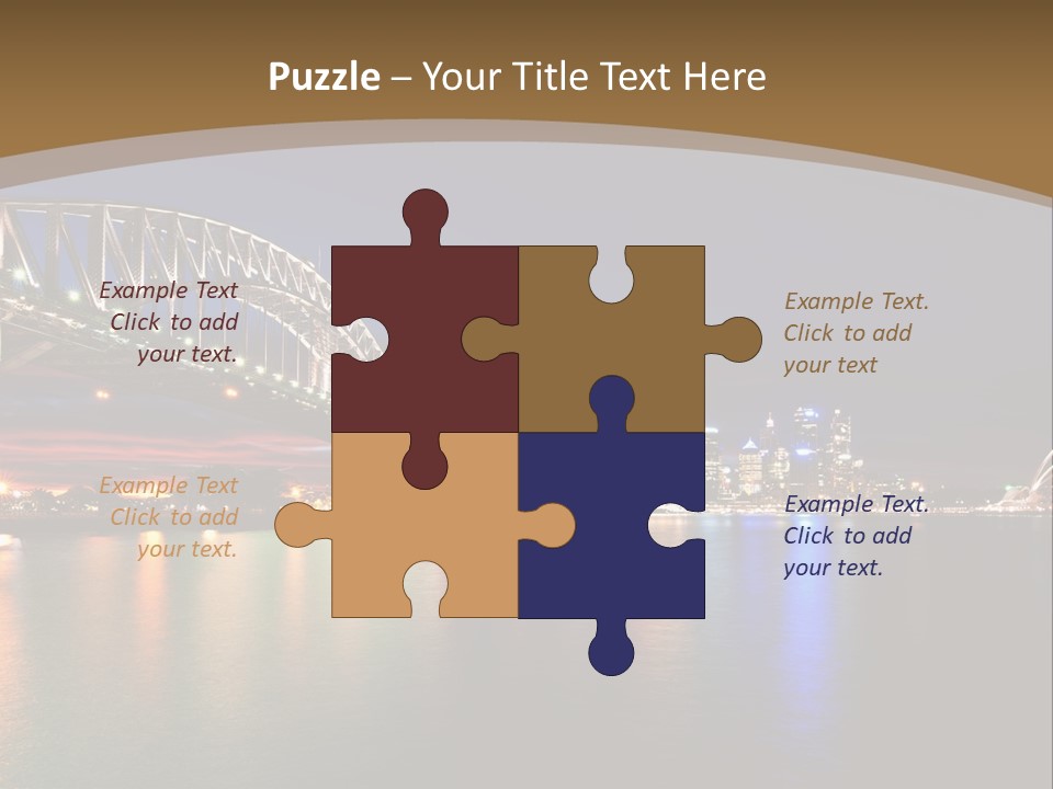 White Portrait Elderly PowerPoint Template