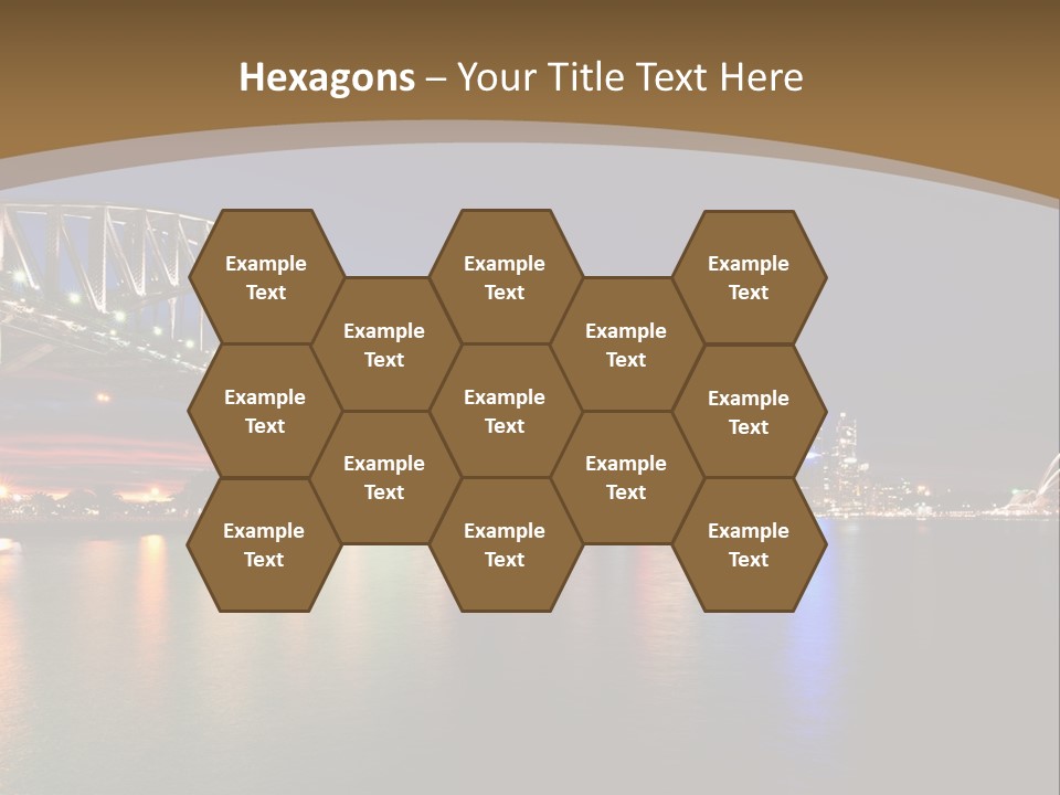 White Portrait Elderly PowerPoint Template