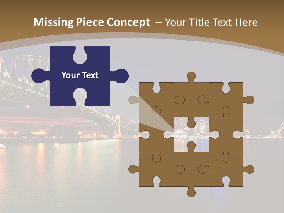 White Portrait Elderly PowerPoint Template