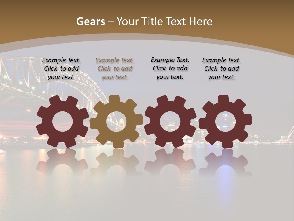 White Portrait Elderly PowerPoint Template