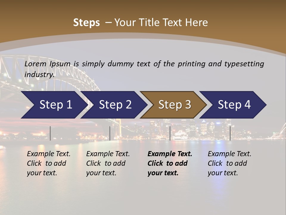 White Portrait Elderly PowerPoint Template