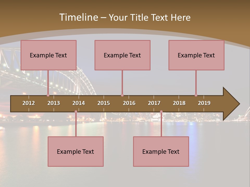 White Portrait Elderly PowerPoint Template