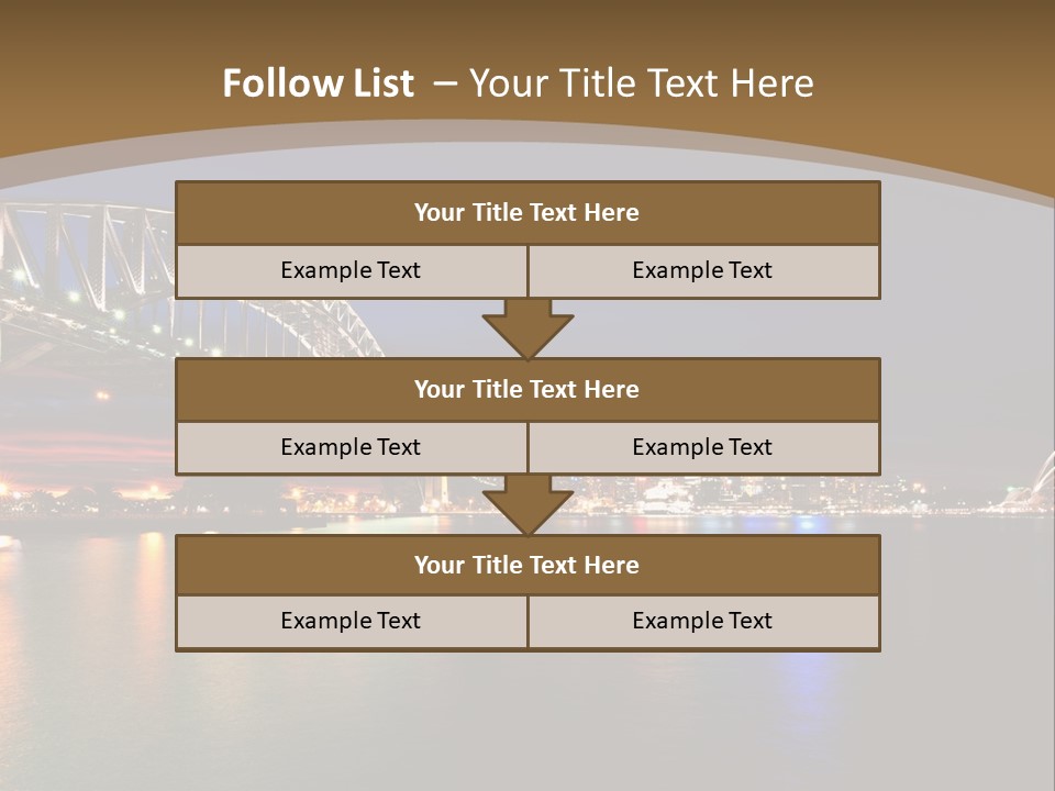 White Portrait Elderly PowerPoint Template