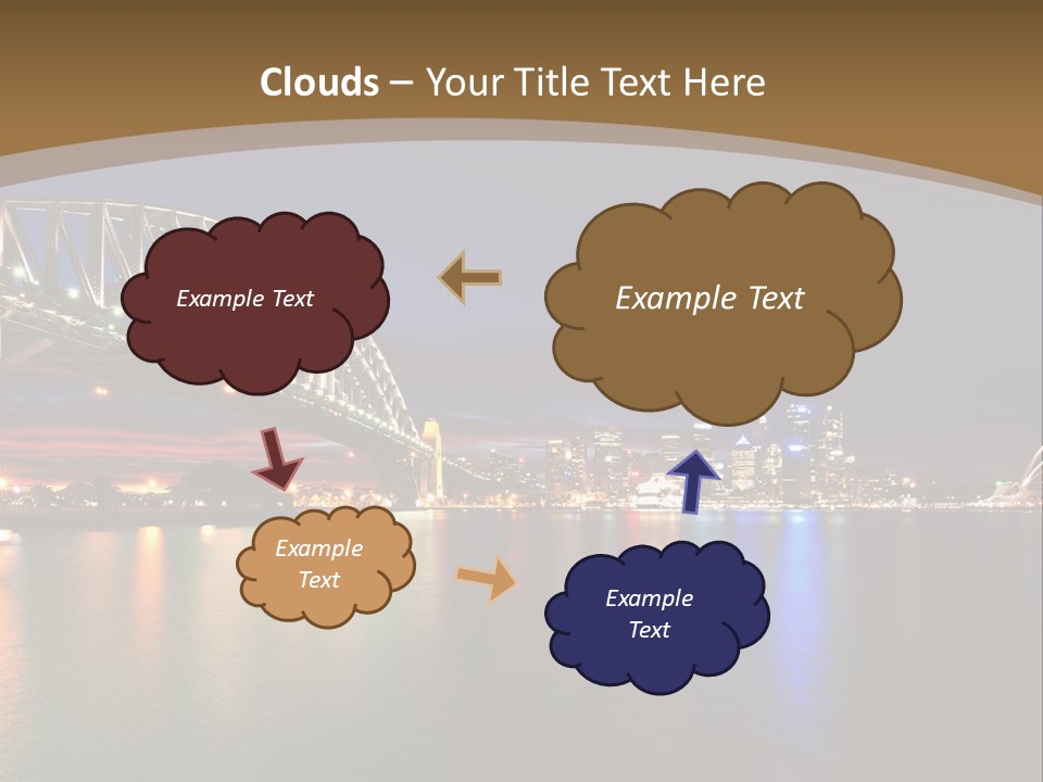 White Portrait Elderly PowerPoint Template
