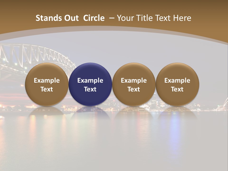 White Portrait Elderly PowerPoint Template