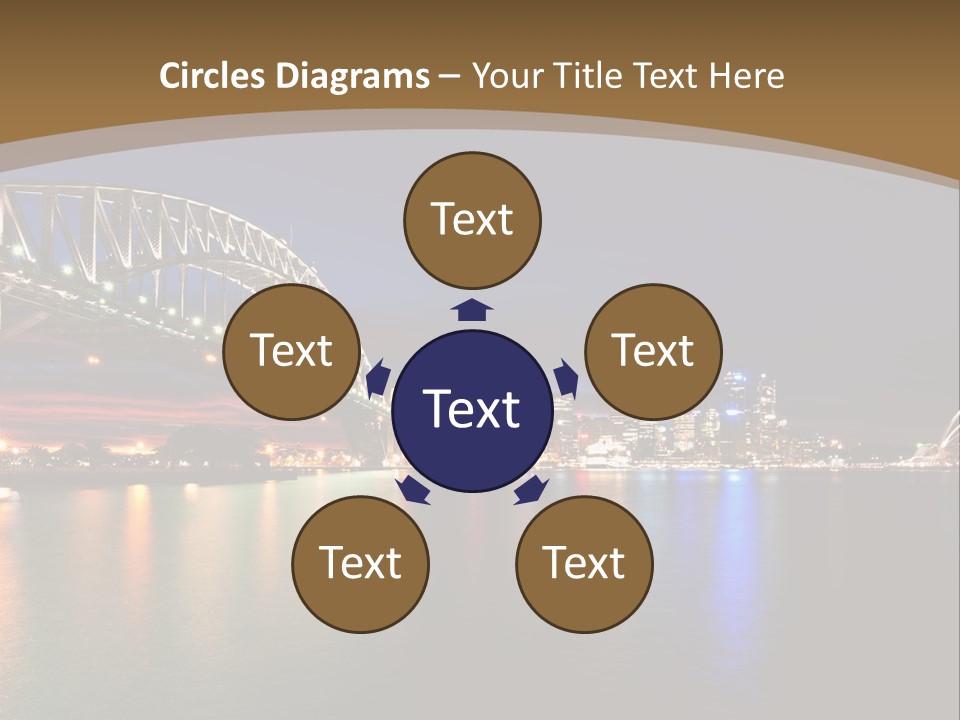 White Portrait Elderly PowerPoint Template