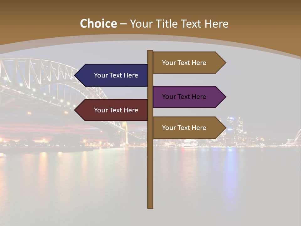 White Portrait Elderly PowerPoint Template