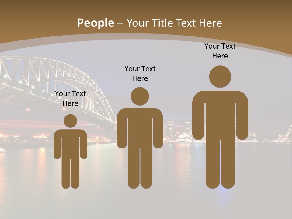 White Portrait Elderly PowerPoint Template