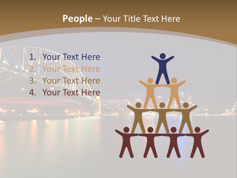 White Portrait Elderly PowerPoint Template