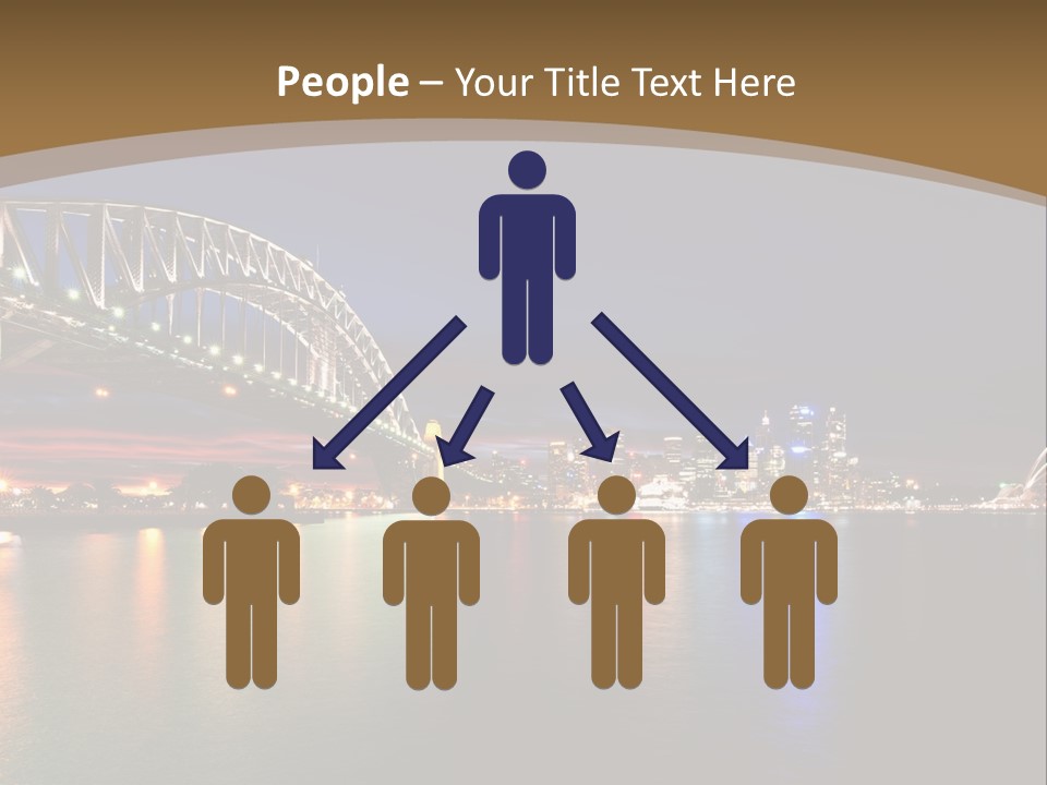 White Portrait Elderly PowerPoint Template