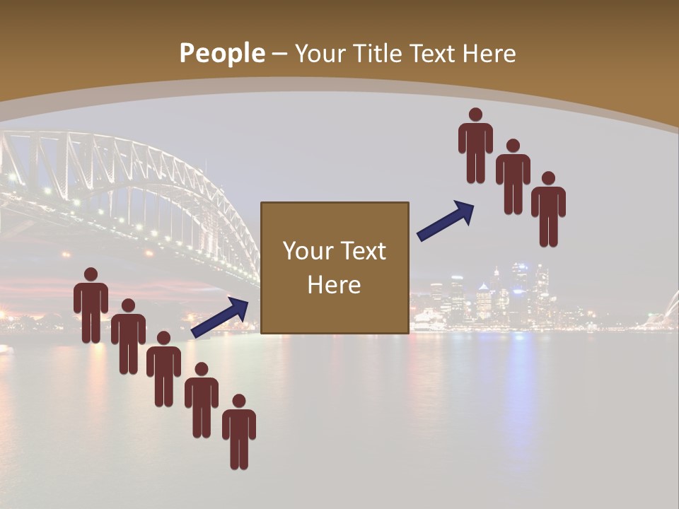 White Portrait Elderly PowerPoint Template