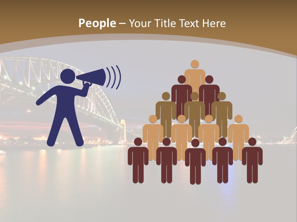 White Portrait Elderly PowerPoint Template