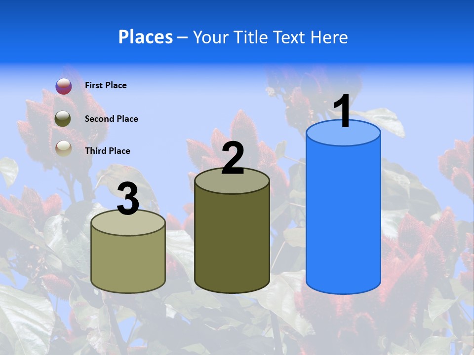 Standing Calm Portrait PowerPoint Template