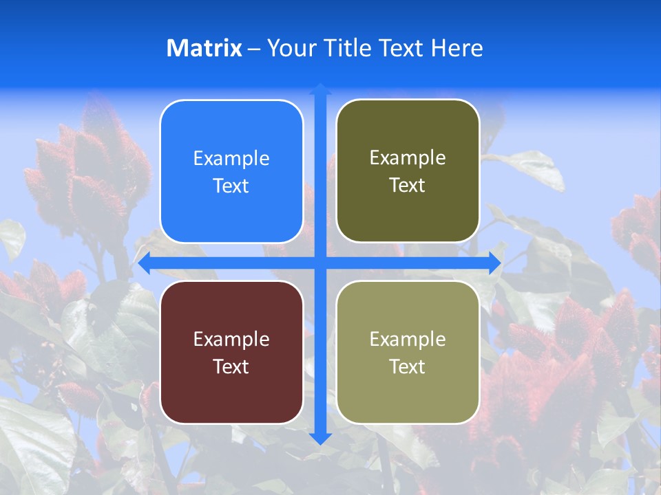 Standing Calm Portrait PowerPoint Template