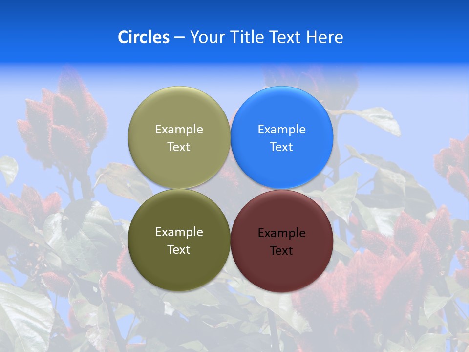 Standing Calm Portrait PowerPoint Template