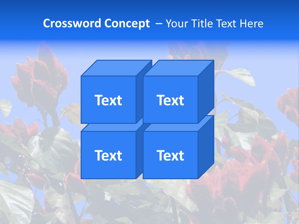 Standing Calm Portrait PowerPoint Template