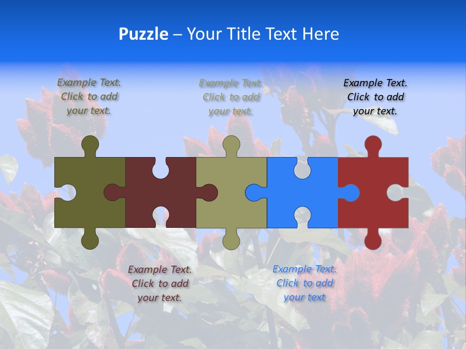 Standing Calm Portrait PowerPoint Template