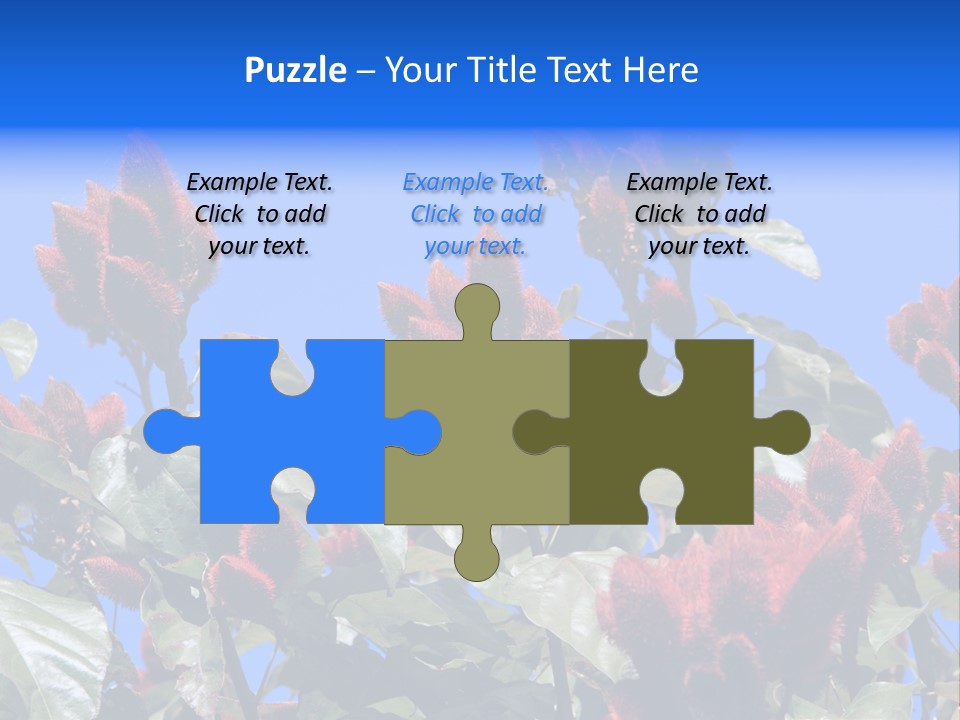 Standing Calm Portrait PowerPoint Template