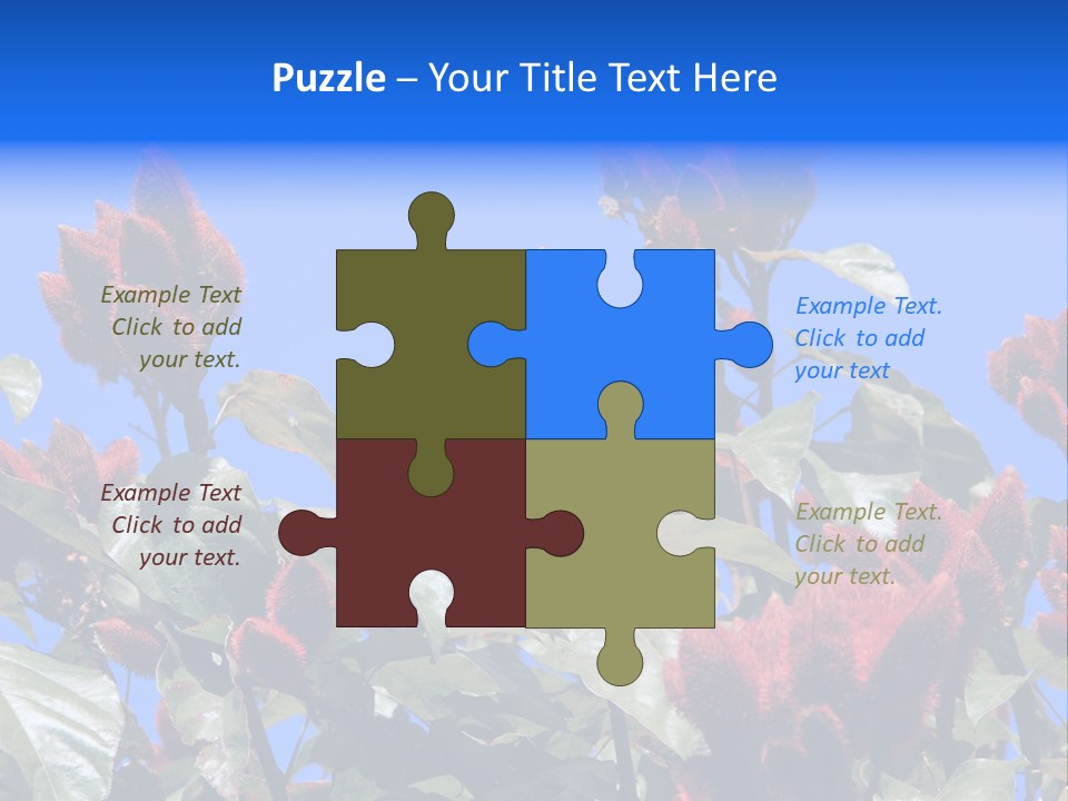 Standing Calm Portrait PowerPoint Template