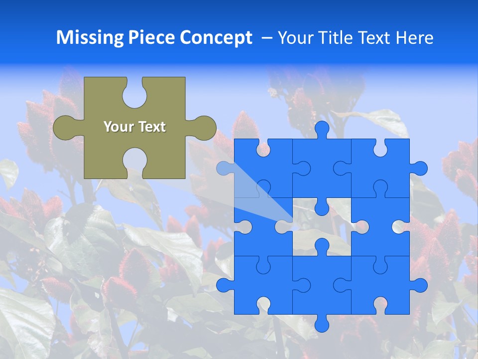 Standing Calm Portrait PowerPoint Template