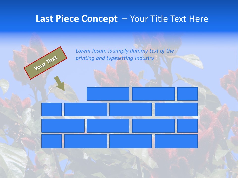 Standing Calm Portrait PowerPoint Template