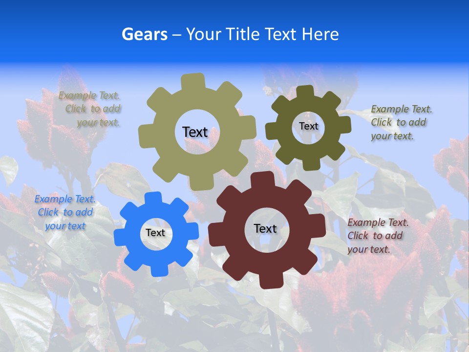 Standing Calm Portrait PowerPoint Template