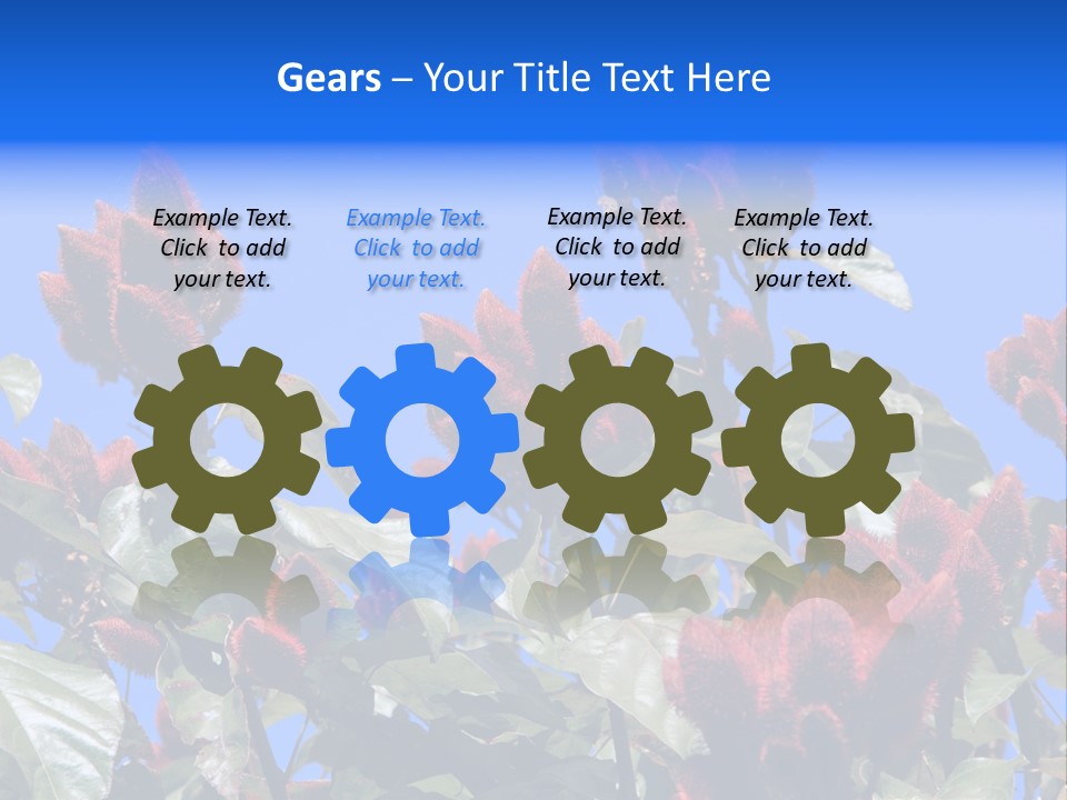 Standing Calm Portrait PowerPoint Template