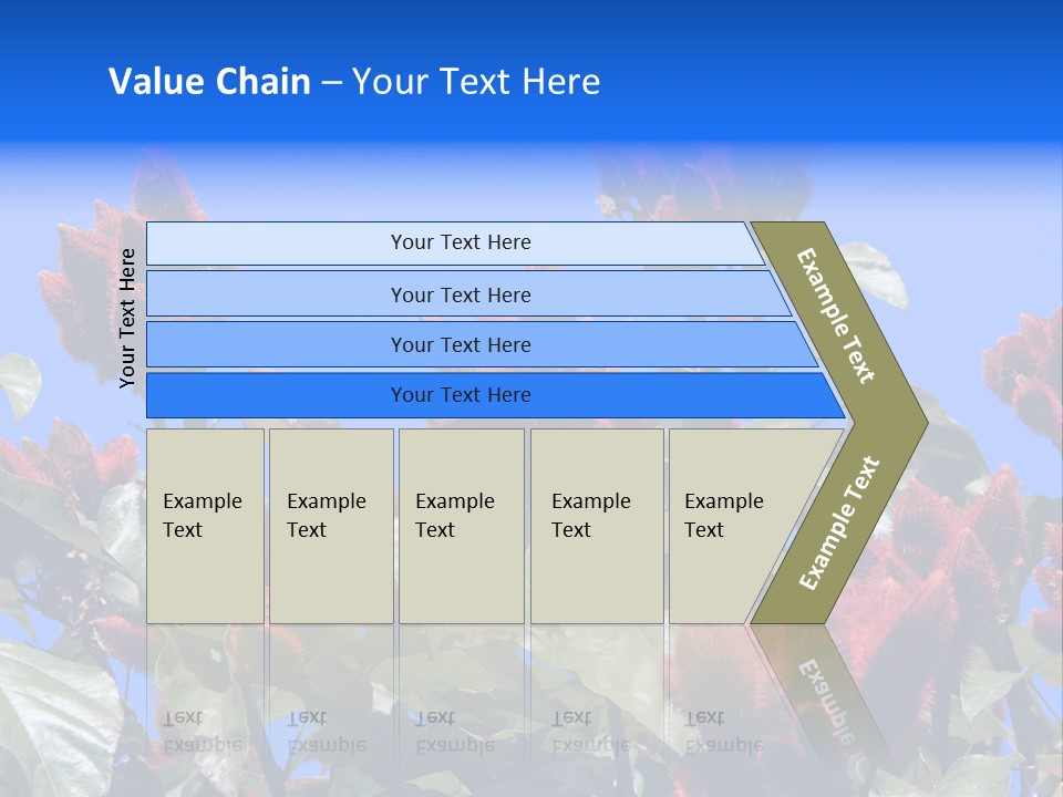 Standing Calm Portrait PowerPoint Template