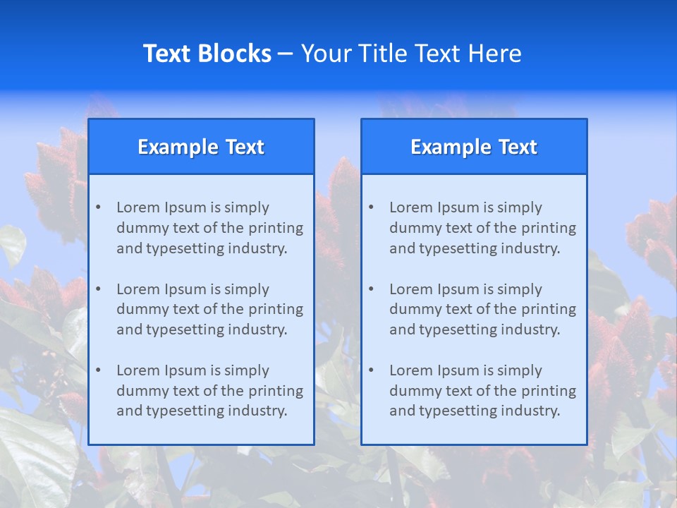 Standing Calm Portrait PowerPoint Template