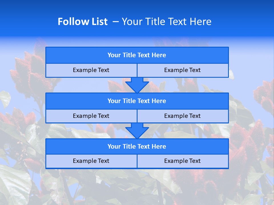 Standing Calm Portrait PowerPoint Template