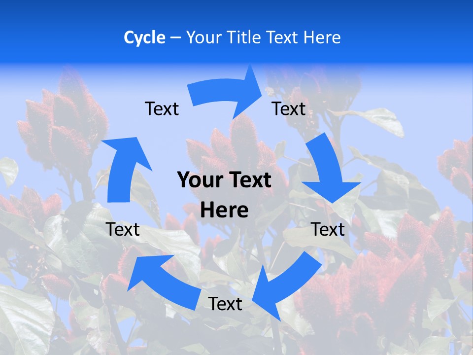 Standing Calm Portrait PowerPoint Template