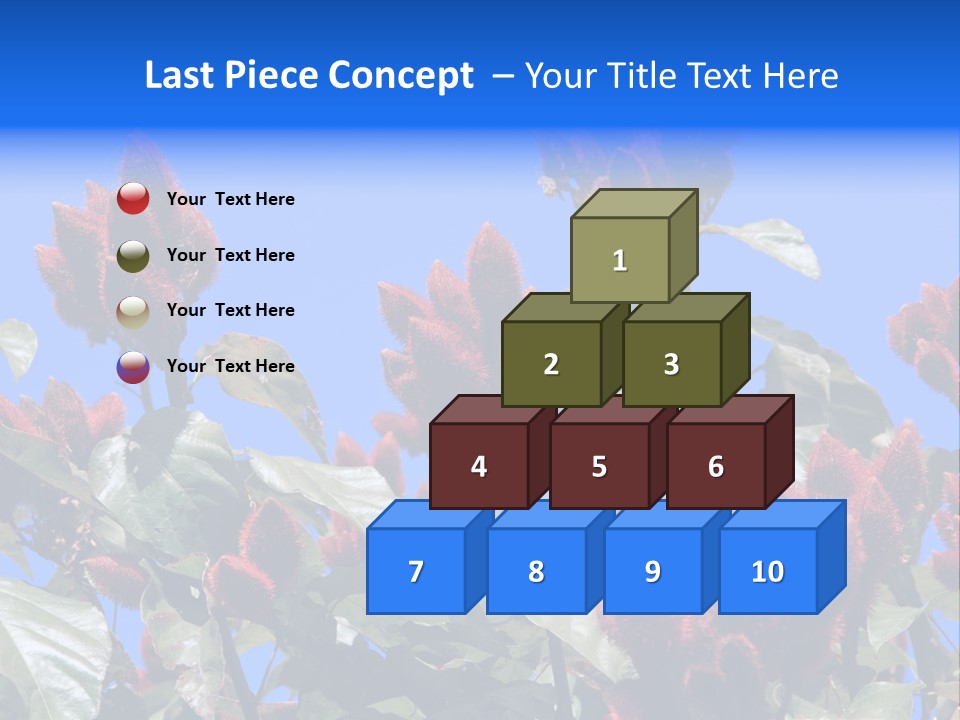 Standing Calm Portrait PowerPoint Template