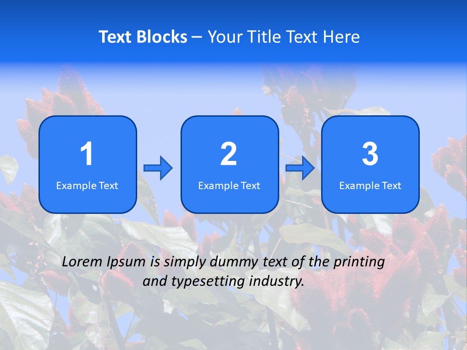 Standing Calm Portrait PowerPoint Template