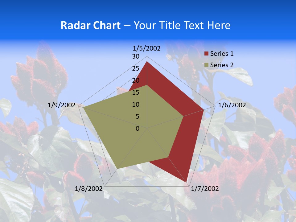 Standing Calm Portrait PowerPoint Template