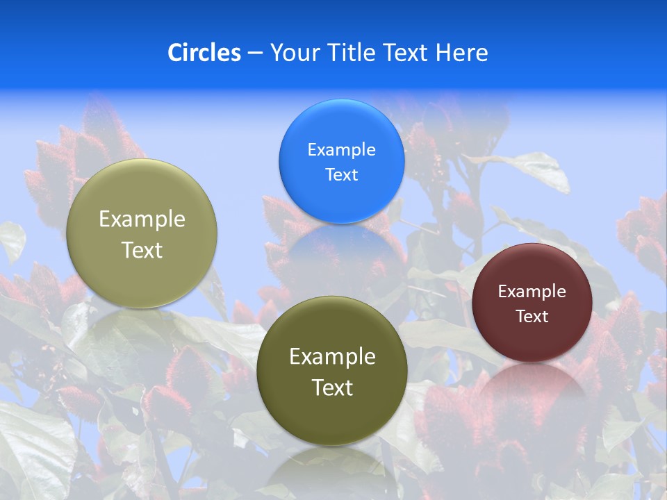 Standing Calm Portrait PowerPoint Template