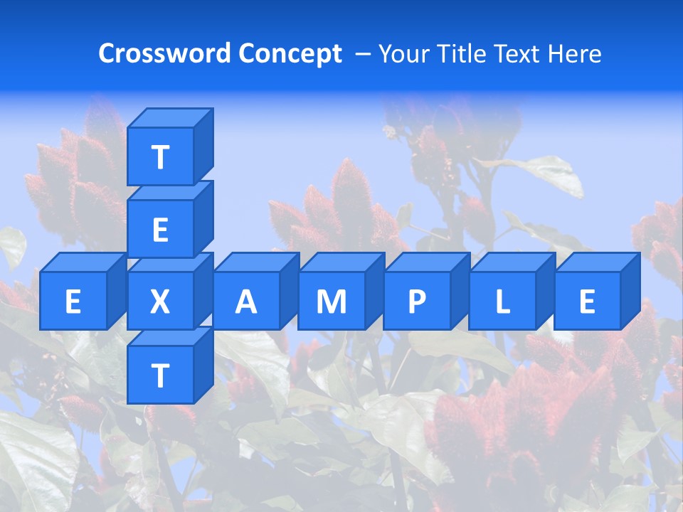 Standing Calm Portrait PowerPoint Template