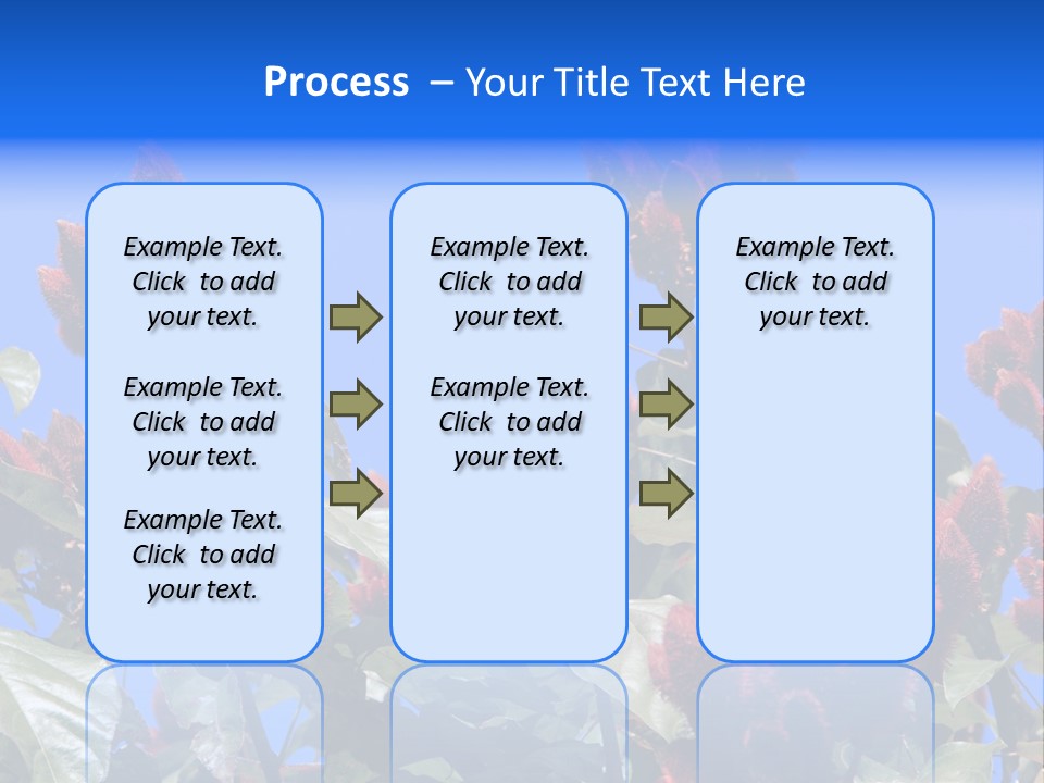 Standing Calm Portrait PowerPoint Template