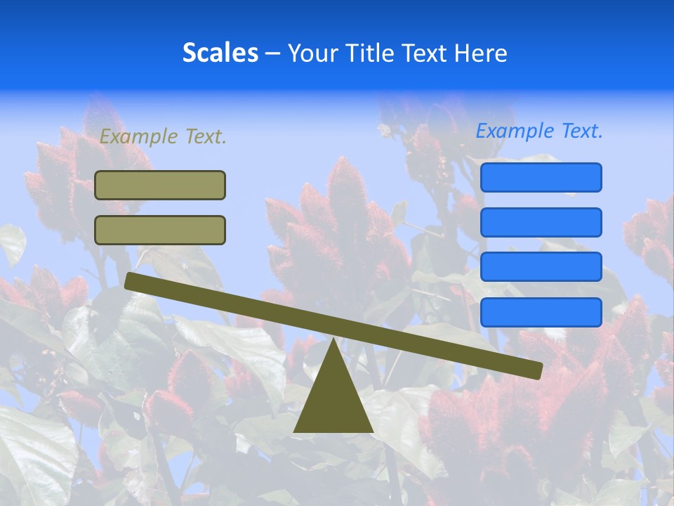 Standing Calm Portrait PowerPoint Template