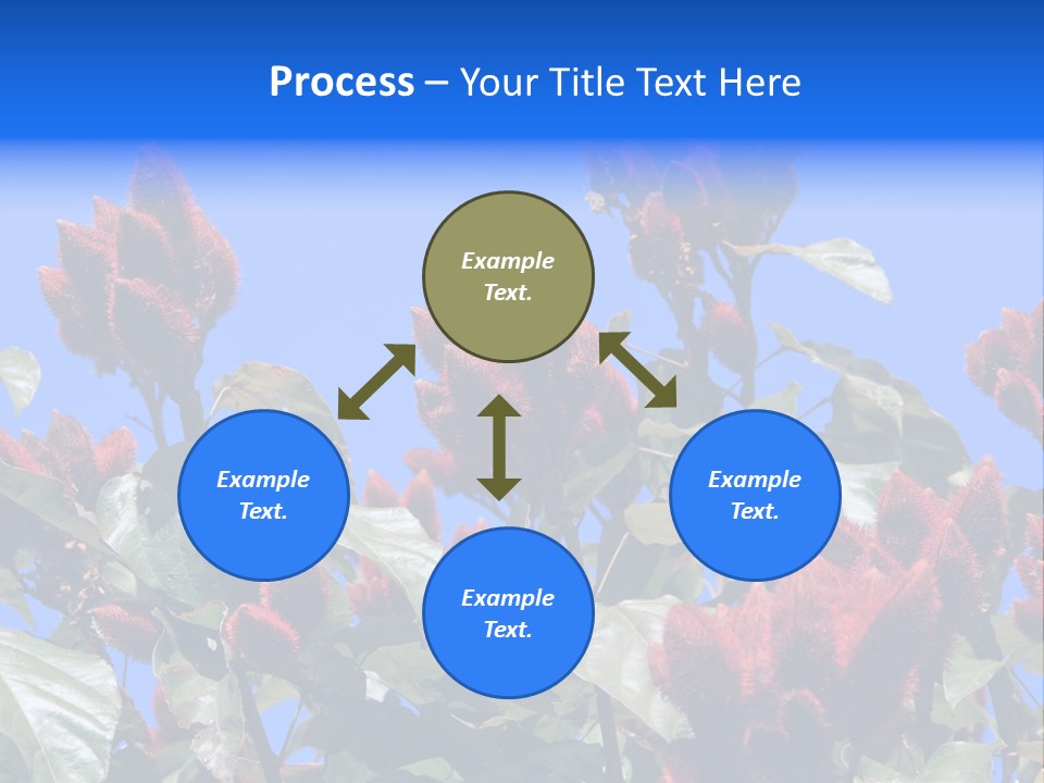 Standing Calm Portrait PowerPoint Template
