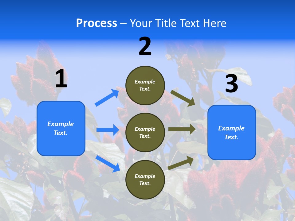 Standing Calm Portrait PowerPoint Template