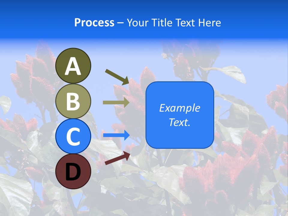 Standing Calm Portrait PowerPoint Template