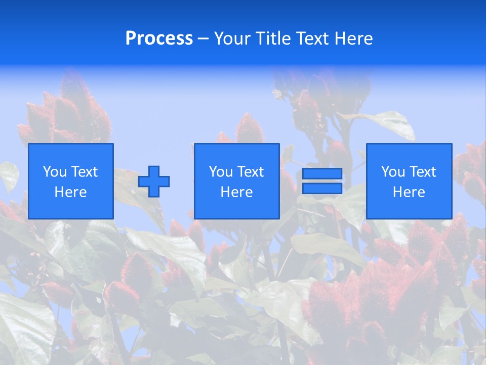 Standing Calm Portrait PowerPoint Template