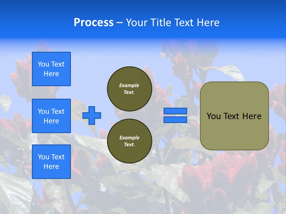 Standing Calm Portrait PowerPoint Template